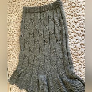 Sweater Dress Grey Skirt